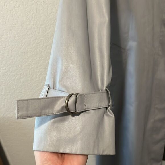 LONDON FOG Vintage 1970's Maincoats Weatherwear, Grey/Light Blue, Sz 10R - Picture 2 of 14